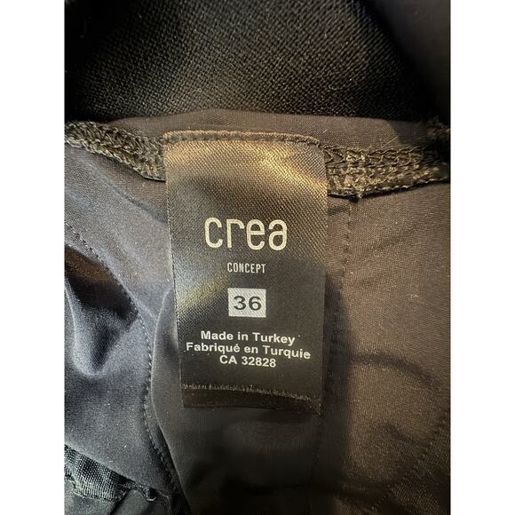 Crea Concept A-Line Unique Black Dress Size S / EU 36 - Picture 7 of 10